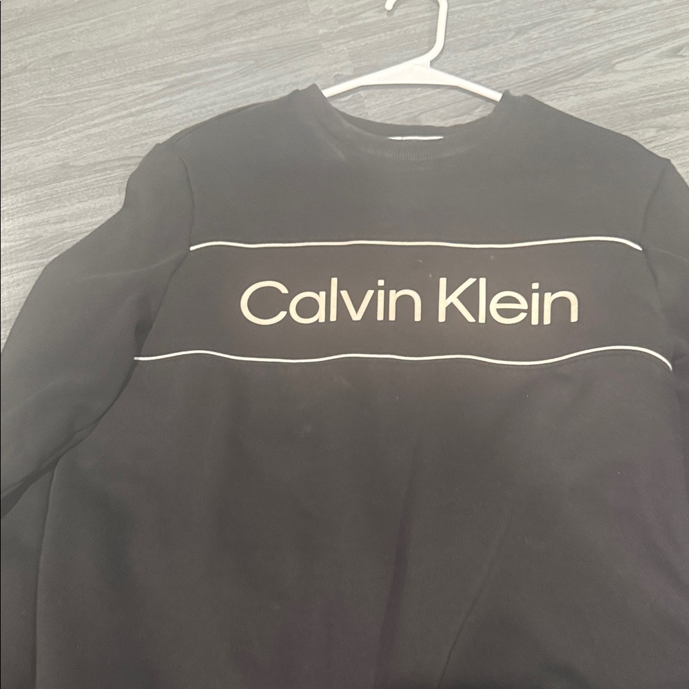 Calvin Klein Black Crewneck Sweater